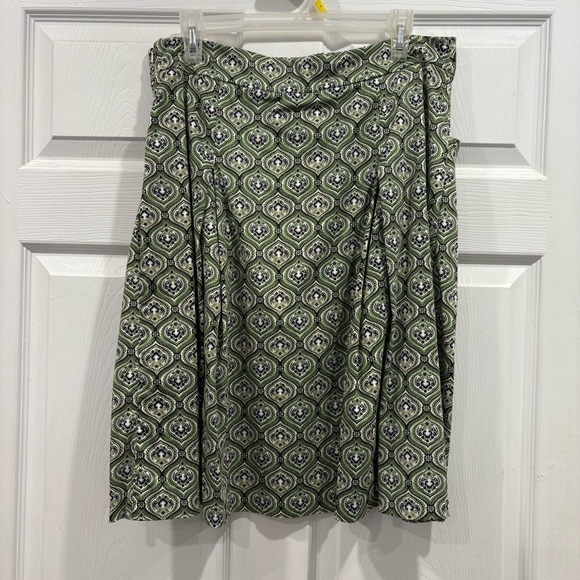 George Me Skirt with Pockets Green Paisley Size 10 - Picture 2 of 4